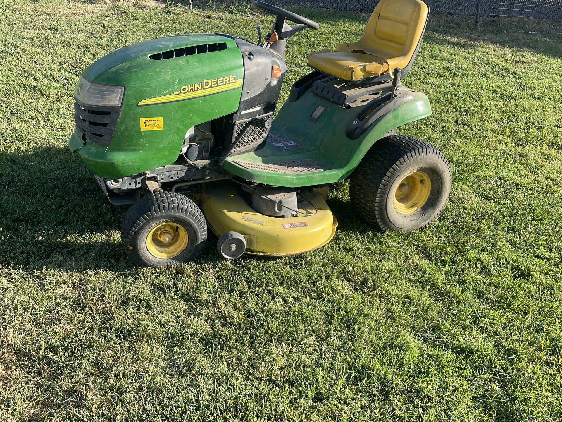 John Deer Riding Lawn Mower