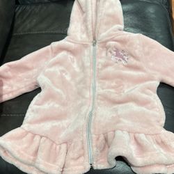 Pink Fluffy jacket Unicorn With Ear Hoodies 