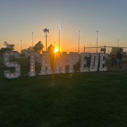 Big Letters And Numbers 