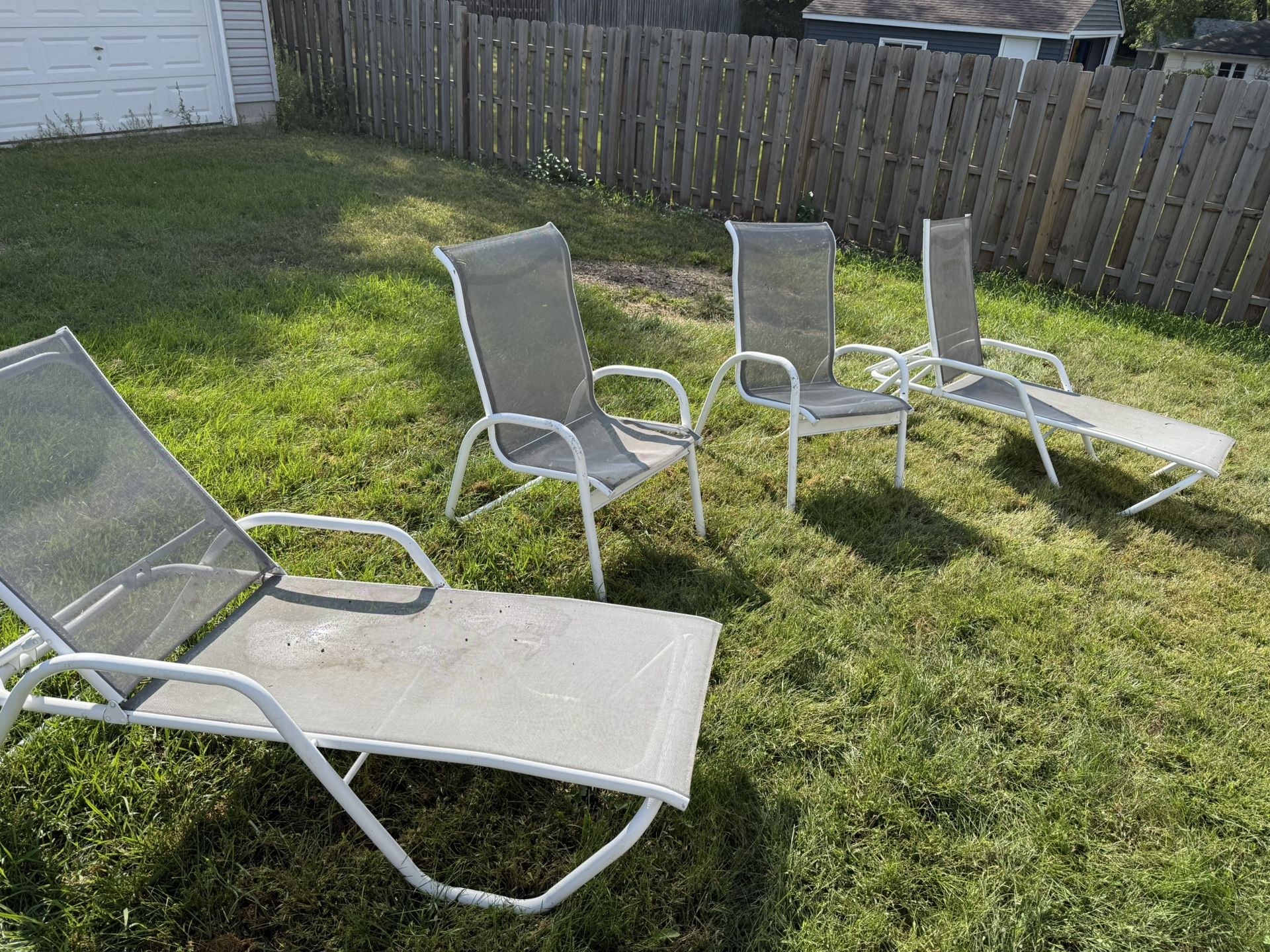 Aluminum And Textilene Outdoor Set