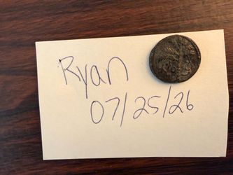 Ancient Bar Kokhba bronze prutah coin