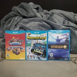  3Wiiu Games , Good Games And Fun,  Pick Up Only