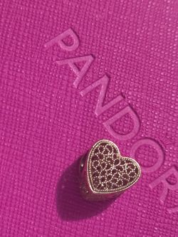 Pandora Lace Rose Gold Charm