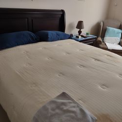 Queen Size  Bed - Mattress And Frame