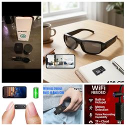Mini Hidden Spy Camera Bundle Set