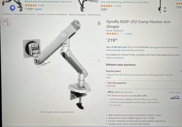 Dynafly Arm for Desk