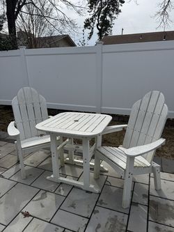 Outside table and chair set