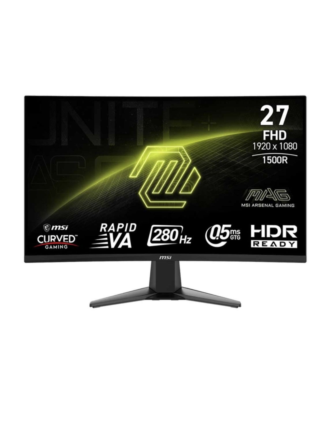 MSI MAG 276CXF Curved Gaming Monitor 27-inch FHD 280Hz in Black