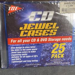 CD DVD jewel storage cases