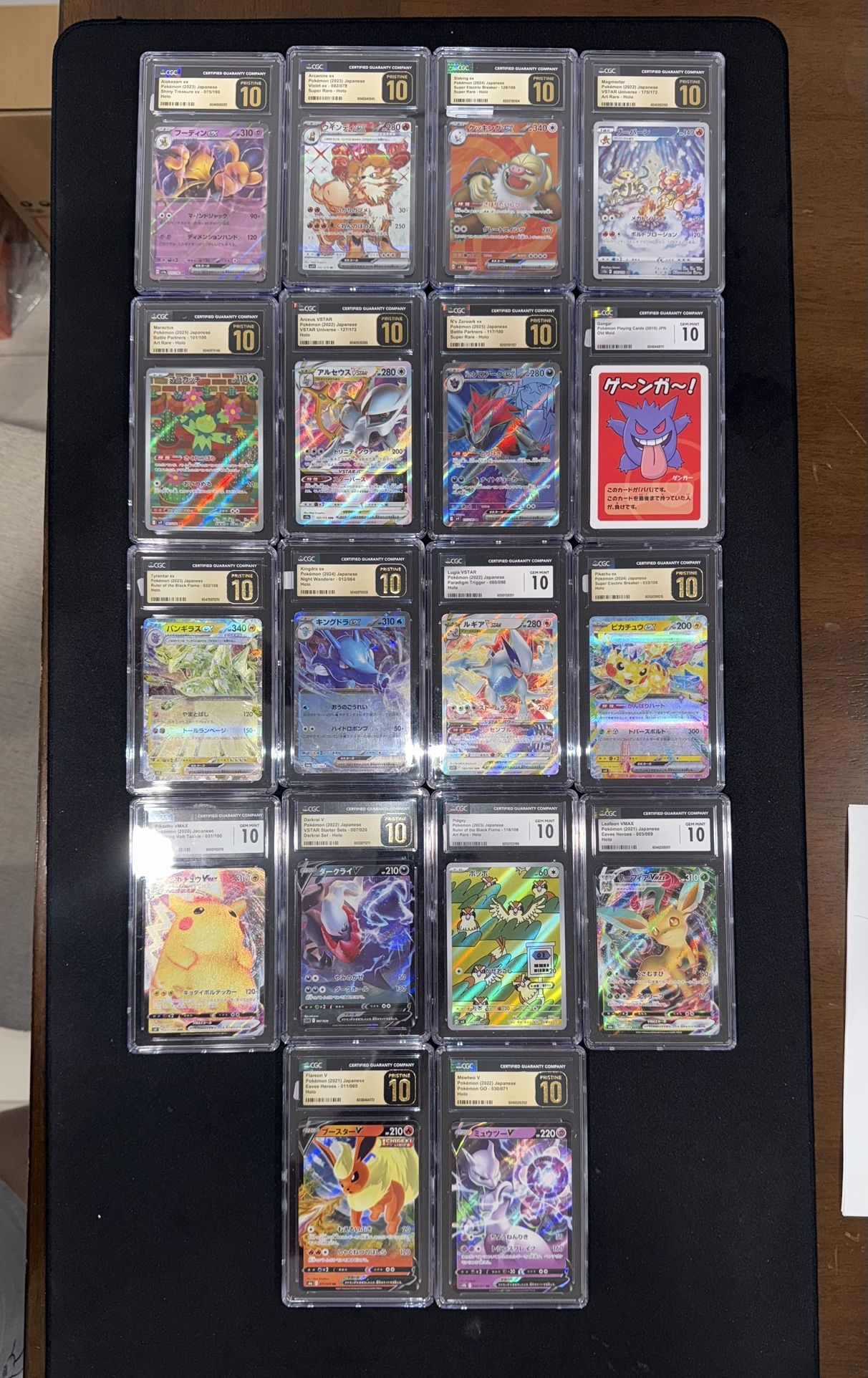 GRADED POKEMON CARD COLLECTION - CGC PRISTINE AND 10s