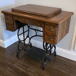 Antique Sewing Machine/table