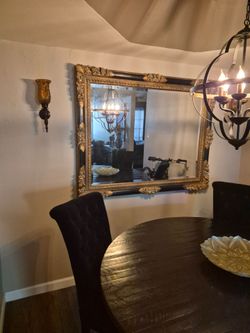 Valentina 57" Black Acacia Round Dining Table