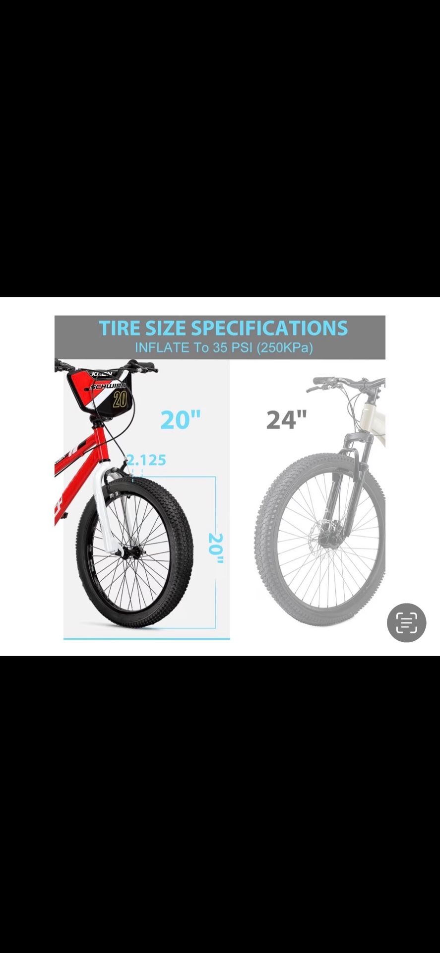 Hycline 2-Pack Mountain Bike Tires Set: 20/24/26/27.5-inch Folding Replacement High-Performance Wear-Resistant Bicycle Tires and Pair Inner Tubes with