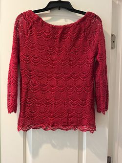RSVP By Talbots Lace Top Size M Petite
