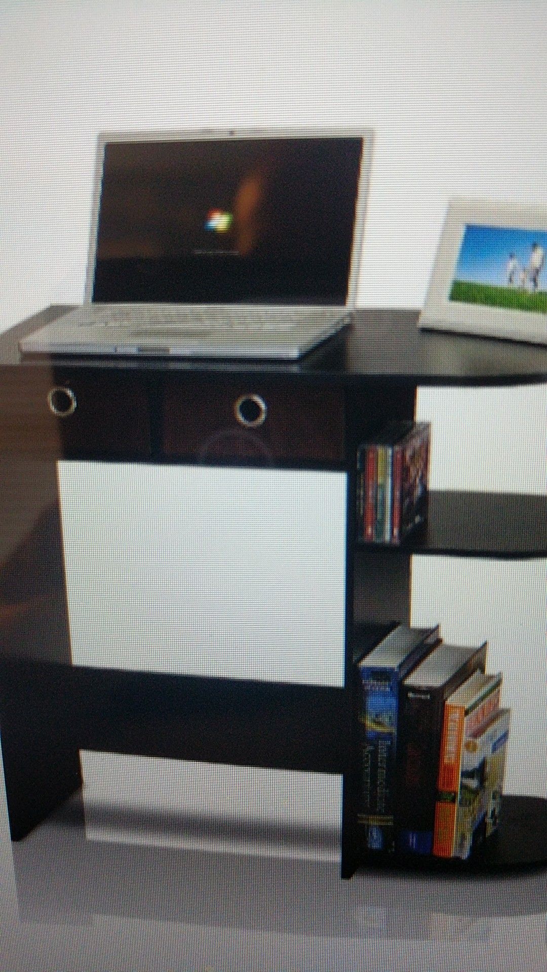 Desk laptop notebook computer with two drawers