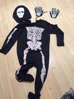 Adult Skeleton costume Std Size Sm - Med