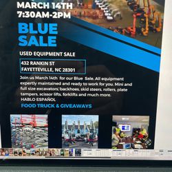 Used Equipment Sale(March 14, 2024)