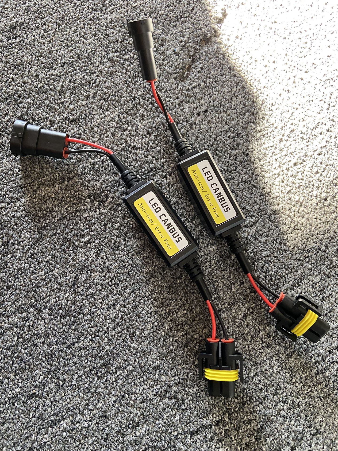 H11/H8 LED Headlight Canbus Error Free Anti Flicker Resistor Canceller Decoders