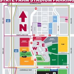 Parking Pass - ORANGE WEST & GREEN EAST Available For Most Games
