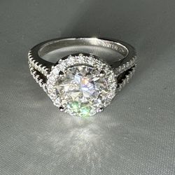 Glamorous, Beautiful, Intricate 3 Ct Lab-Created Ring 