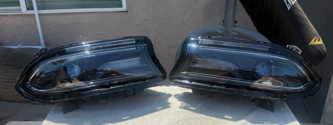 15-22 Dodge Charger Factory Style LED HID Type Headlights