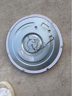 Modern LED Flush Mount Ceiling Light – Brushed Nickel