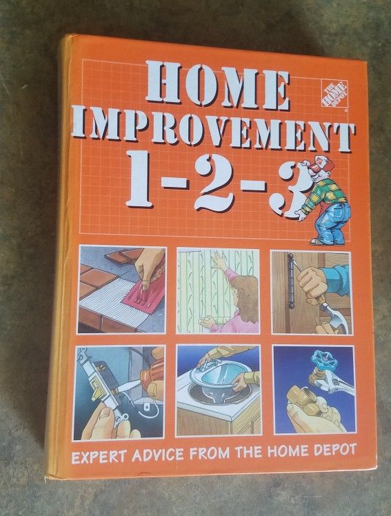Home Improvement 1-2-3 Hard Cover Book Good Condition 