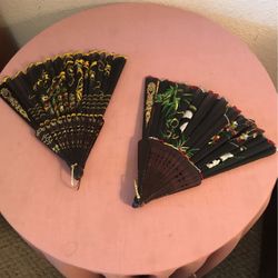Beautiful Fabric Collectable Fans
