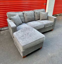 Gray Reversible Chaise Sectional
