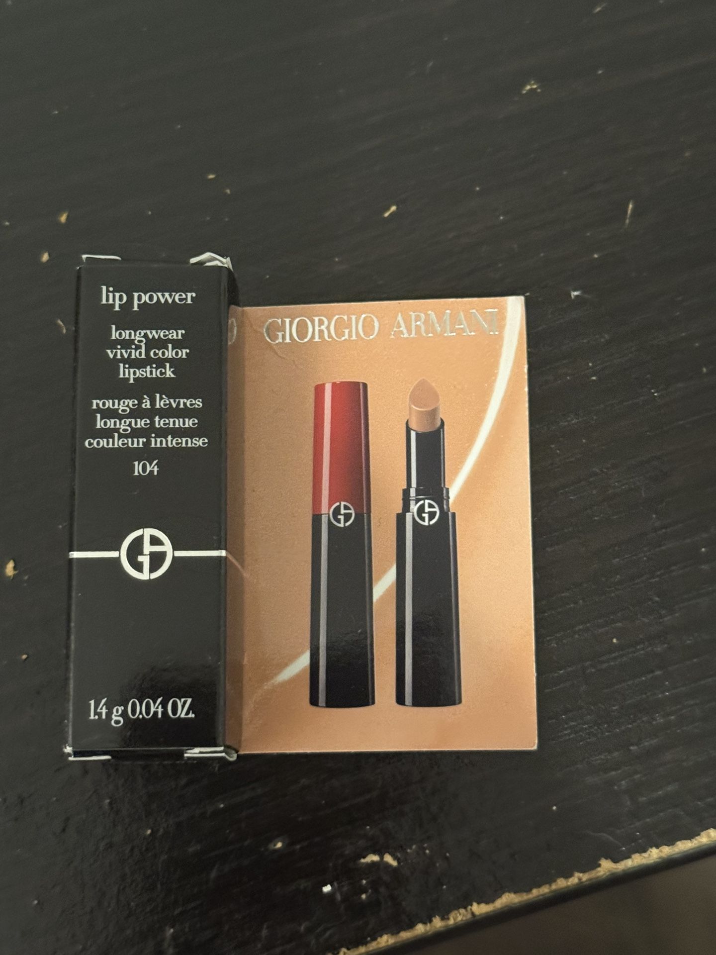Giorgio Armani Lip Power 104 1.4g New