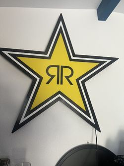 Big ROCKSTAR Energy Drink Light. NOT LED $125 OBO