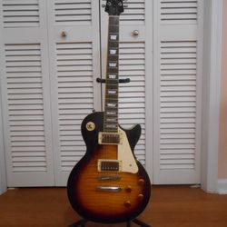 EPIPHONE LES PAUL STANDARD - TOBACCO SUNBURST GUITAR W CASE 