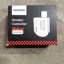Wi-Fi & Bluetooth BBQ Smoker Temperature Controller with Automatic Smoker Fan, INKBIRD ISC-027BW Grill Thermometer with 4 Probes for Big Green Egg