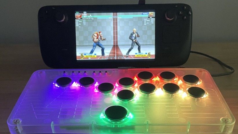 Snackbox Micro Lite Hitbox Fightstick For PC/Switch/ Steam Deck By Junkfood Arcade