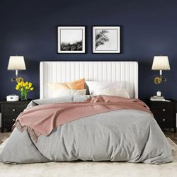 Brand new queen size bed frame with a brand new mattress included - same day delivery available - Hablo espanol