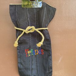 Fabric Wine Bottle Gift Bags.