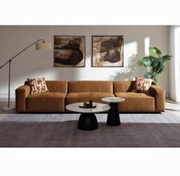 Brown RH inspired modular sectional sofa, free delivery✅ chocolate brown RH dupe modular sofa