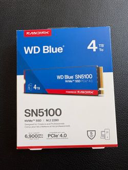 New WD Blue 4TB SN5100 NVMe SSD. Shoot me offer!!