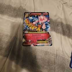 Big Pokémon Card M Diancie Ex
