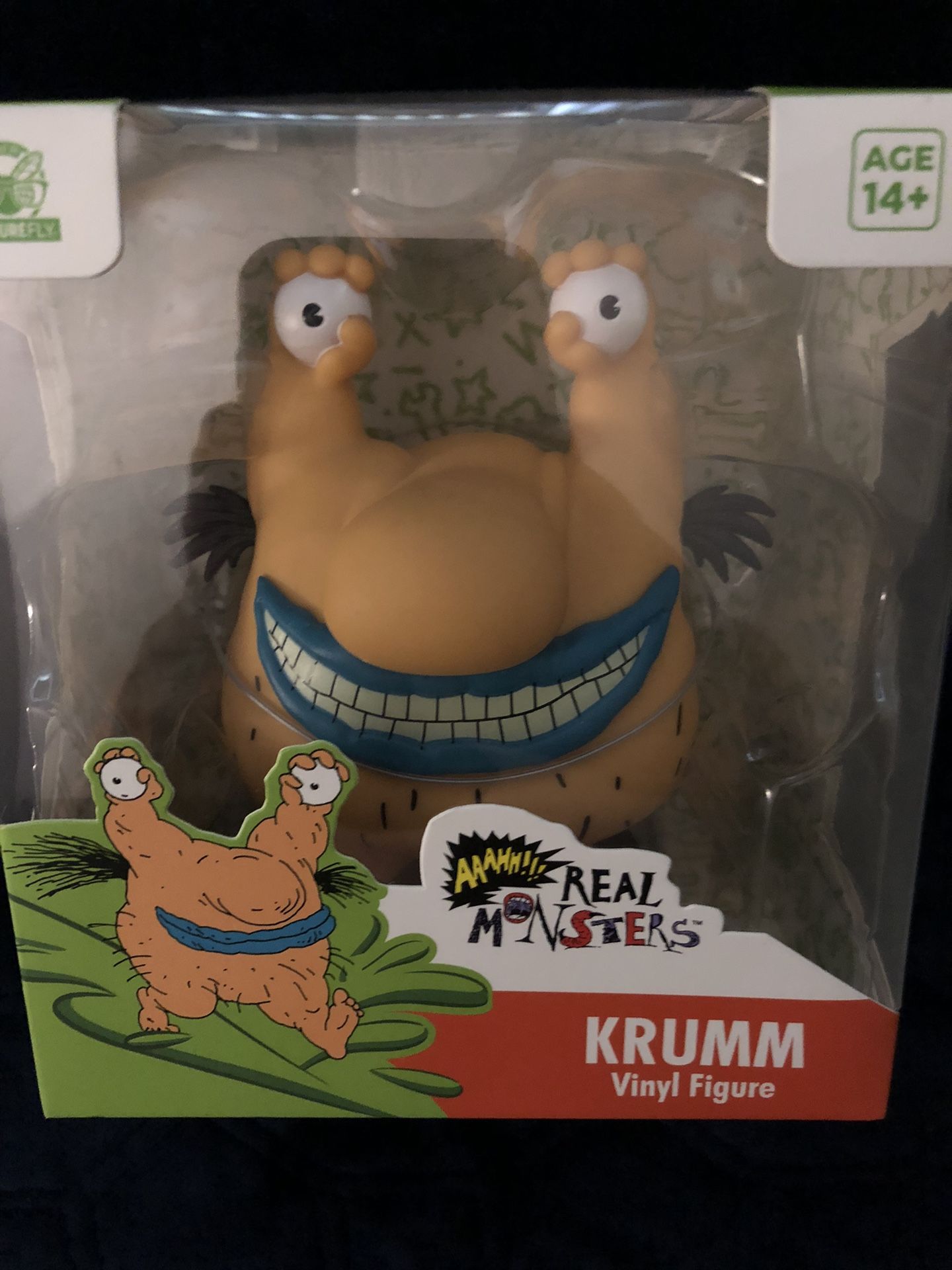 AAAHH!!! Real Monsters Krumm Vinyl Figure 2023 Toy Nickelodeon Culturefly NEW