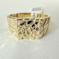 10K Gold Nugget Ring