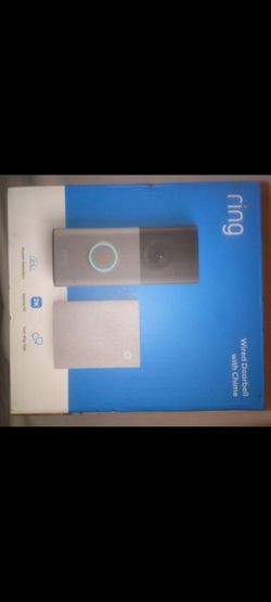Wired rind doorbell with door chime attachment brand new