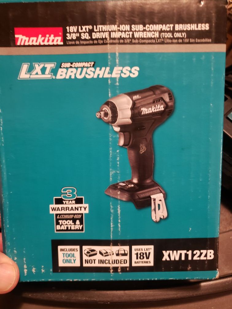 18-Volt LXT Lithium-Ion Sub-Compact Brushless Cordless 3/8 in. Sq. Drive Impact Wrench (Tool Only)