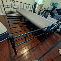 California King Metal Bed Frame, Strong and Clean