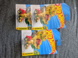 Hot Wheels Feline Lucky Experimotors – Lot of 3