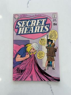 Romance Comic SECRET HEARTS # 142  1970  DC  Vintage Love, Dick Giordano, 4.5 VG+