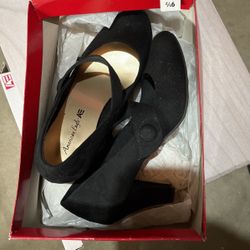 Women Dress Shoe Black Heel