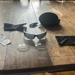 Ess Crowbar Sunglasses with both dark lenses and clear lenses