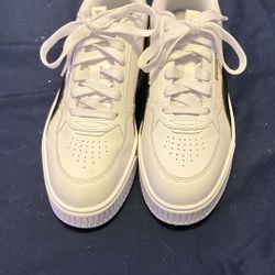 Puma, Low, Main White And Black, Size 7