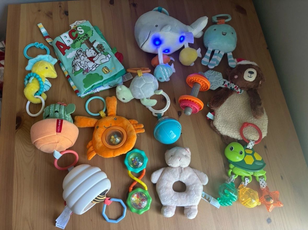 Baby Toy Developmental Sensory Play Rattle Grasp Musical Skip Hop Itzy Ritzy LOT